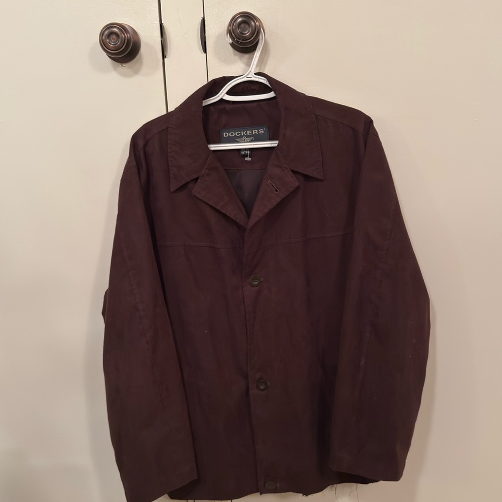 Dockers Men's Dark Brown Shirt Jacket